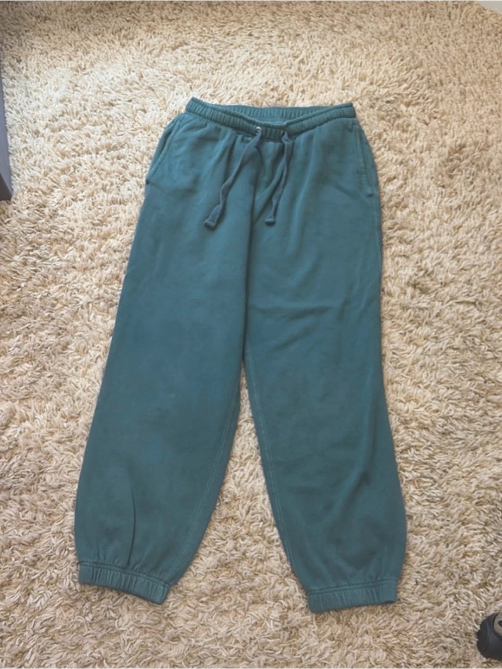 Aeropostale Teal Drawstring Jogger Pants
